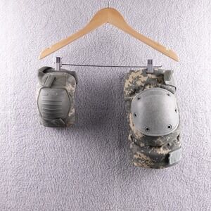 USGI Tactical Knee and Elbow Pads Set ACU Pattern Camouflage Sports Protection